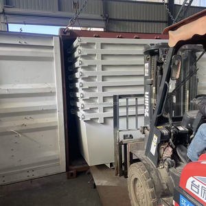 Bac à déchets en acier robuste de norme australienne 2m3-12m3, conteneur renforcé pour déchets, compatible <span class=keywords><strong>grue</strong></span> et chariot élévateur - Product Image 6