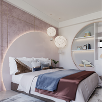 Plans de conception de maison à 2 étages 3D avec isolation phonique, solution d'ingénierie de construction EPC professionnelle, ignifuge, étanche et écologique