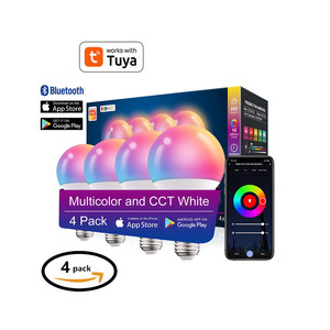Alexa Tuya Điều Khiển RGB + Cw + Ww Thông Minh <span class=keywords><strong>LED</strong></span> Chiếu Sáng E27 B22 E26 Bóng Đèn Alexa Google Trợ Lý Điều Khiển Bằng Giọng Nói A60 A65 <span class=keywords><strong>LED</strong></span> <span class=keywords><strong>Blub</strong></span> - Product Image 6