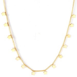 Collar Gargantilla Minimalista de Estrellas en Oro y Acero Inoxidable Hipoalergénico - Product Image 2