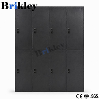 Casier de rangement Brikley à compartiments en stratifié phénolique HPL 12 mm pour vêtements de travail des personnels des centres de spa