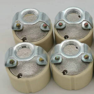Portalámparas de Cerámica <span class=keywords><strong>GU10</strong></span> 2A 250V, Portalámparas de Porcelana Resistente a Altas Temperaturas para Focos LED, Downlights y Lámparas de Techo - Product Image 4