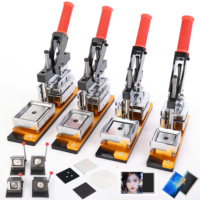 Kit de fabrication d'aimants rectangulaires manuels 53*80 mm et machine à fabriquer des boutons photo pour projets scolaires et expositions DIY