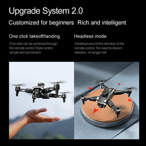 F200 720P Máy Ảnh Drone Với Động Cơ Không Chổi Than Tránh Chướng Ngại Vật Có Thể Gập Lại Quadcopter Điều Khiển Từ Xa Kid Của Đồ Chơi Bao Gồm Pin - Product Image 2