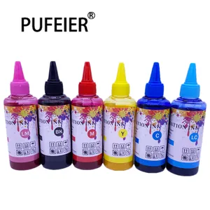 6 Color 100ML Bottle Sublimation Refill Ink For Epson Inkjet Printer Sublimation Heat Transfer Ink