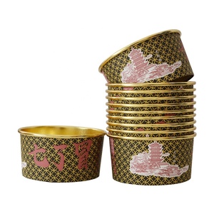 Tazza di carta <span class=keywords><strong>ramen</strong></span> calda usa e getta stampata personalizzata ciotola di noodle con pellicola sigillante - Product Image 4