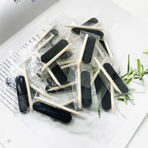 Disposable <b>Nail</b> Kit with Wooden Stick Straight Emery Mini <b>Nail</b> <b>File</b> for Portable Manicure - Product Image 3