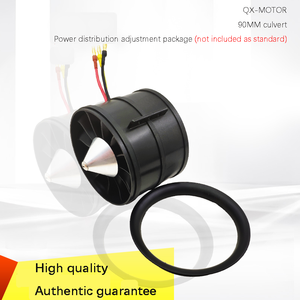 Moteur QX 90 mm, ventilateur cannelé EDF à 12 pales, 6S 8S 12S, pour avion RC, voiture, pièces de rechange en plastique - Product Image 3