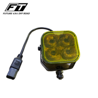 Projecteur de travail LED CREE 30W double blanc ambre certifié CE RoHS, 9-30V, pour véhicule tout-terrain, lampe auxiliaire, directement de l'usine