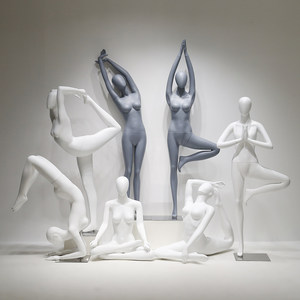 Maniquí <span class=keywords><strong>de</strong></span> Fibra <span class=keywords><strong>de</strong></span> Vidrio Femenino <span class=keywords><strong>de</strong></span> <span class=keywords><strong>Cuerpo</strong></span> <span class=keywords><strong>Completo</strong></span> Sentado con Cabeza para Exhibición <span class=keywords><strong>de</strong></span> Ropa Interior, Soporte <span class=keywords><strong>de</strong></span> Exhibición, Modelo para Yoga y Pilates - Product Image 2