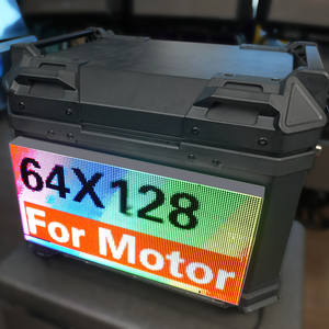 Écran LED universel pour boîte, coffre supérieur, dossier, repose-siège de moto, scooter électrique, publicité mobile, large plage de tension, application - Product Image 6