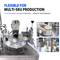 Machine de remplissage et de scellage semi-automatique NFS-30A pour tubes en plastique de confitures, miel, aliments concentrés, sauce chocolat, gelée