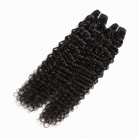 Extensions de cheveux humains indiens vierges ondulés, cuticules alignées, grade 12A, 24-26 pouces, pour la fabrication de perruques, couleur naturelle