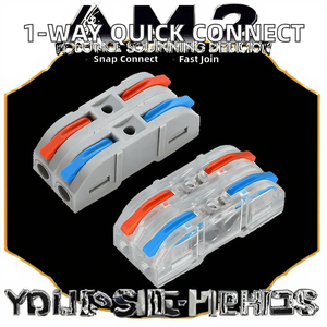 Bloque de terminales de distribución de energía de conexión rápida de 1 vía, conector de cable de 1 entrada y 1 salida, cableado eficiente de 1 vía - Product Image 2