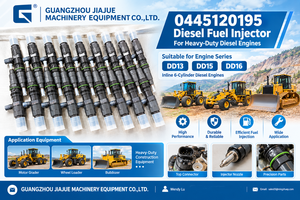 Inyector de Combustible Diésel 0445120195 para Motor DD13 DD15 DD16, Piezas de Repuesto para Cargadoras Usadas - Product Image 4