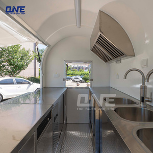 Pink Sweet and Cute Mobile Electric <strong>Trailer</strong> Aluminum Fiberglass Water Bar <strong>Ice</strong> <strong>Cream</strong> Bus Snack Food Truck Outdoor Use - Product Image 3