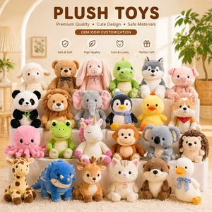 Peluche de Mascota Personalizado con Logotipo, Fabricado con Tela Ecológica, Suave y de Alta Calidad para Promoción de Marca Sostenible - Product Image 1