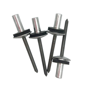 Junta de goma de cabeza redonda para <span class=keywords><strong>remache</strong></span> o <span class=keywords><strong>tuerca</strong></span> de <span class=keywords><strong>remache</strong></span>, arandela plana negra con <span class=keywords><strong>remache</strong></span> impermeable, absorción de impacto - Product Image 4