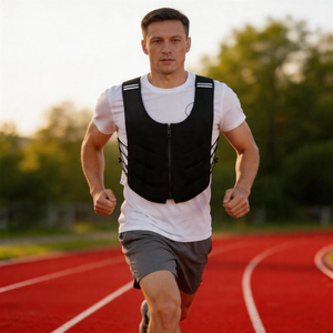 Chaleco con Peso Ajustable, Chaleco de Entrenamiento con Placas de Peso Extraíbles para Entrenamiento Físico - Product Image 1