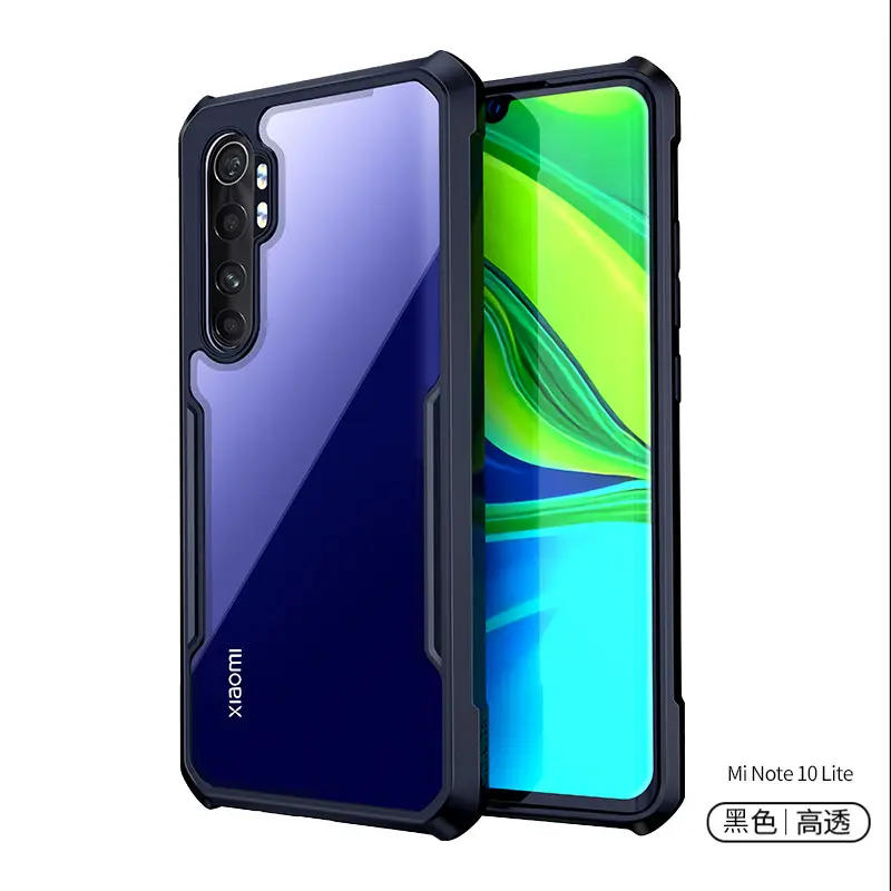 Clear PC TPU Case for Xiaomi Mi Note 10 Lite Fashion Shockproof