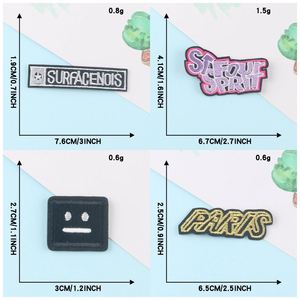 New Design Embroidery Words Letter Applique for Hoodies Hat Decoration - Product Image 4