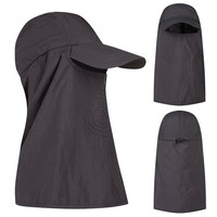 Couverture complète du visage écran de soleil chapeau d'été Protection UV capuche chapeaux pour Sports de plein air randonnée cyclisme chapeau pour hommes femmes