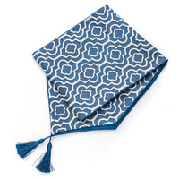 Nouveau drapeau de Table Jacquard chemin de Table ensemble Style marocain motif géométrique chemin de Table