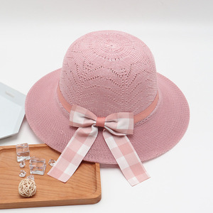 Chapeau de pêcheur coréen à large bord en fourrure pour femme adulte, idéal pour l'été, la plage, la protection solaire, les vacances et les sorties - Product Image 3