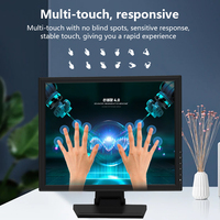 Caisse enregistreuse industrielle à écran tactile de 15 pouces, système de point de vente, terminal de caisse, restaurant, autre terminal d'affichage, moniteur LCD
