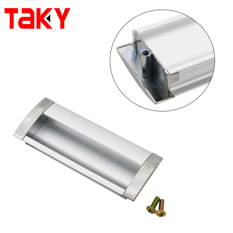 Hidden Drawer Handle Concealed Anodized Cabinet