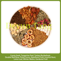 Thé détoxifiant brûle-graisse, thé à l'aubépine et à la melon d'hiver, thé à la feuille de lotus, thé amincissant 50g, sachets de thé individuels