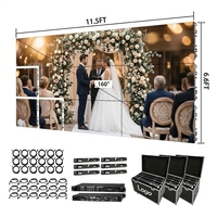Écran LED P2.6 P2.9 P3.91 pour extérieur, location de mur vidéo LED pour spectacles en direct, affichage LED étanche pour scène, écran de fond de scène pour mariage