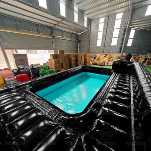 Benutzer definierte aufblasbare Pool Sofa Outdoor Hinterhof Wasserspiel Entspannung Kombinieren Sofa <span class=keywords><strong>Pools</strong></span> Form Lounging Seat - Product Image 5