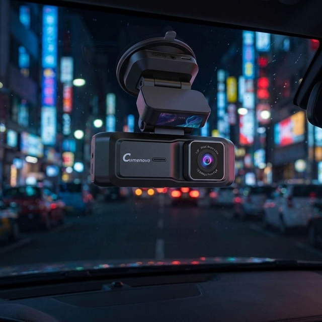 4K 4-Channel Quad Lens WiFi 3.39-Inch IPS Touch Screen Dash Cam Starlight Night Vision 360 View 12-24V Windshield Mount Car DVR