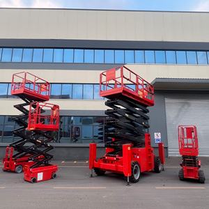 Platform Aerial <span class=keywords><strong>Scissor</strong></span> <span class=keywords><strong>Lift</strong></span> Off-road <span class=keywords><strong>10m</strong></span> dengan Mesin Cummins Portabel - Product Image 2