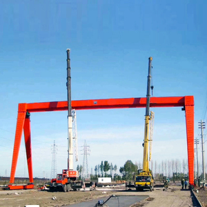 Grúa pórtico monoviga para obra de construcción, elevación de proyectos de infraestructura, grúa portátil sobre rieles de 5t, 10t, 16t - Product Image 1