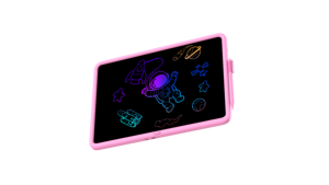 Tablette de dessin pour enfants en plastique <span class=keywords><strong>à</strong></span> <span class=keywords><strong>batterie</strong></span> multicolores de 8,5 pouces, personnalisable, protection des yeux, sans lumière bleue, une touche pour effacer, éducation précoce - Product Image 3