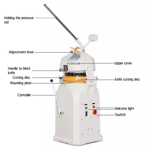 Kommerzielle Hamburger Brötchen Brot maschine/Teig teiler Rounder/Brotteig former
