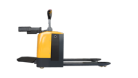 Transpalette robuste ET20P ET25P avec batterie lithium-ion, déplaceur latéral électrique, moteur d'entraînement AC 1,2/1,5 kW, moteur de levage DC 2,2 kW, roues en PU