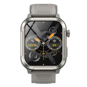 <span class=keywords><strong>Montre</strong></span> connectée carrée OEM avec appel vidéo, GPS, 4G, e-SIM, moniteur de fréquence cardiaque, SpO2, étanche IP68, charge magnétique, autonomie de 4 jours - Product Image 1