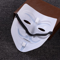 Masque de fête en plastique Nicro Original Factory Custom pour Halloween, accessoire de costume adulte, cosplay V pour Vendetta, masque de mascarade