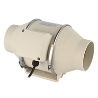 Logo Marque Booster Fan 4 Pouces 100mm Register Booster Fan Inline Duct Fan Équipé d'une Base Détachable Facilement Haute Qualité