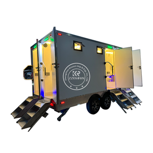 WC mobile de camping de haute qualité pour fêtes en plein air avec douche et cabine de toilettes intégrée - Product Image 4