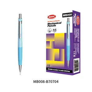 BEIFA MB008 0.5mm 0.7mm coque colorée efface proprement l'écriture sombre crayon mécanique d'écriture lisse respectueux de l'environnement