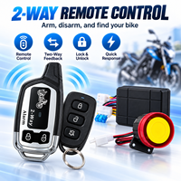 Dispositif antivol électronique pour moto GIORDON, télécommande bidirectionnelle, module d'alarme 105-125 dB avec faisceau de câblage, kit complet 12 V ABS