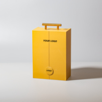 Boîte recyclable créative imprimée de luxe personnalisée boîte en carton double porte ouverte couvercle boîte de papier d'emballage de cadeau avec plateau intérieur Eva