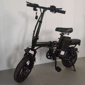 Bicicleta Eléctrica Plegable de 350W 15AH para Desplazamientos, 14 Pulgadas, 48v, Batería de Litio Extraíble, 20 MPH - Product Image 5