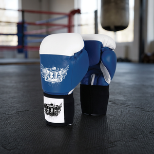 Gants de boxe américains - Marque IRON PUNCH - Cuir de vachette de qualité supérieure - Logo personnalisé - Plusieurs tailles disponibles - Product Image 3