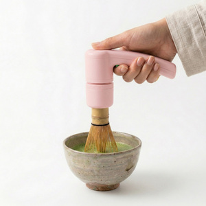 Batidor de <span class=keywords><strong>Matcha</strong></span> Eléctrico con Batería, Ahorra Esfuerzo, Personalizable con Logotipo OEM, en Rosa, Beige, Verde <span class=keywords><strong>y</strong></span> Blanco - Product Image 1