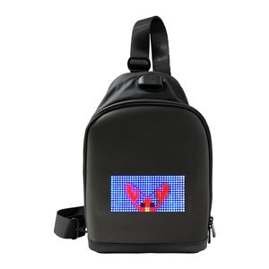 Bolso Bandolera LED DIY con Control por Aplicación Móvil, Pantalla LED Dinámica a Todo Color para Imágenes y Logotipos, Bolso 3D Inteligente con Pantalla LED - Product Image 3